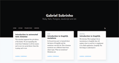 Desktop Screenshot of gabrielsobrinho.com